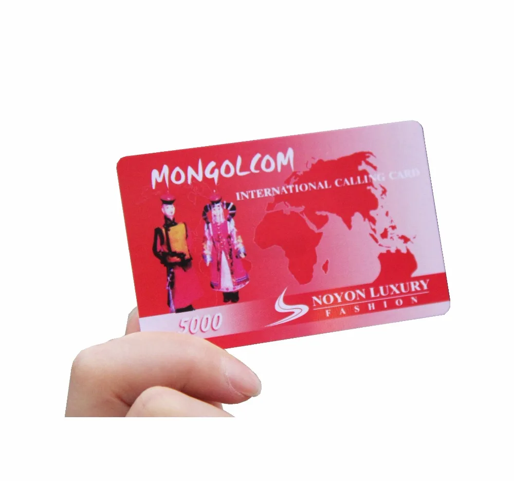 
Customized Prepaid Scratch Paper Ticket Phone Card 