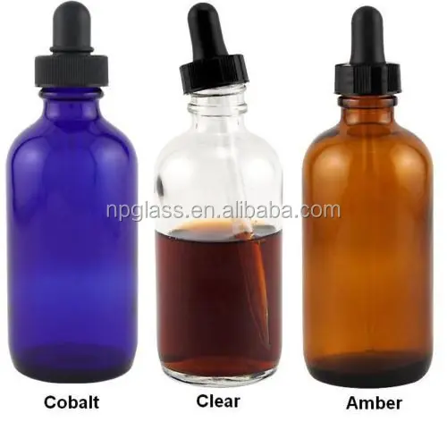 4 oz empty glass dropper bottle/storage bar vessel