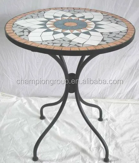 cheap garden mosaic table ceramic tiles mosaic round table