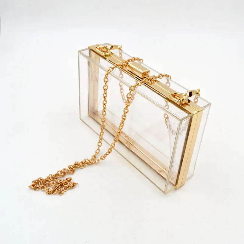 
Hot Sell handbags candy color acrylic transparent purse clutch evening party bags for women 