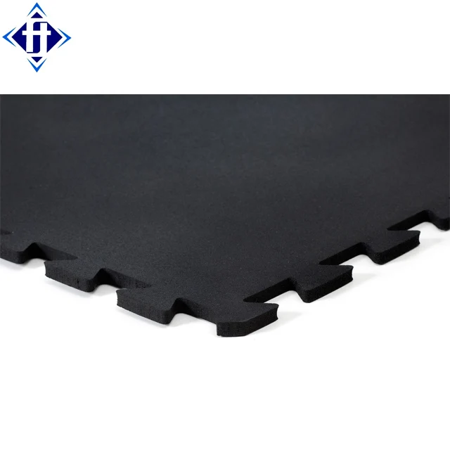Eco-friendly EPDM Gym Flooring Rubber Interlocking