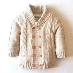 2018 fashion knitted winter baby boy wool sweater