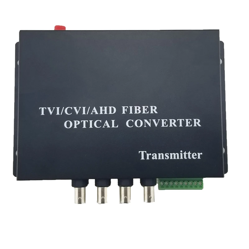 8chs Non-compression RS485  1310nm/1550nm TVI/CVI/AHD/CVBS Video to Fiber Converter  CCTV  optic fiber converter