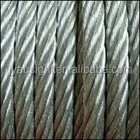 304/316 stainless steel wire rope for control cable