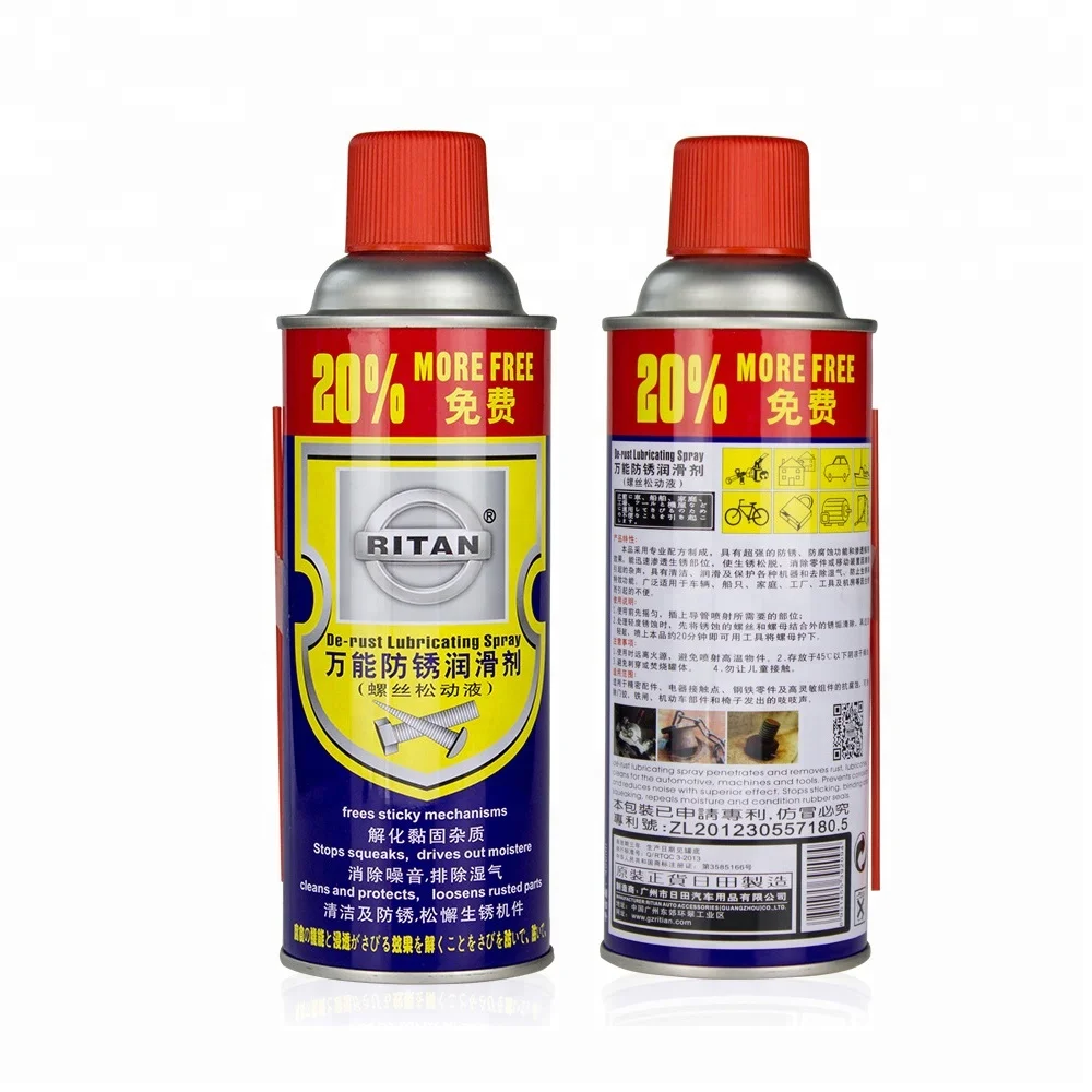 
High quality Professional De-rust Lubricating Spray anti rust spray auto rust 