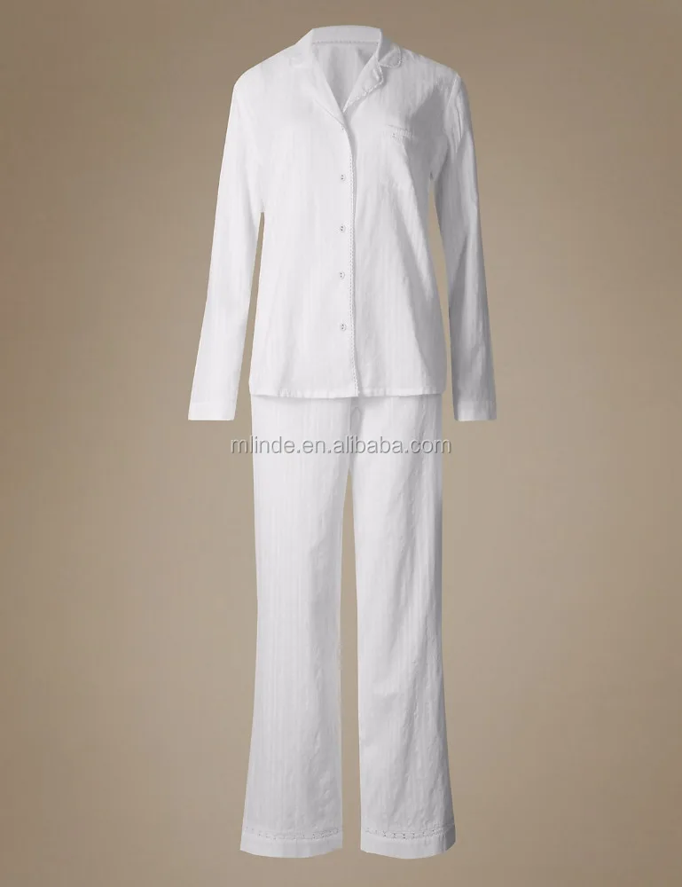 Hot-sale Mature Sleepwear Pure Cotton Striped Long Sleeve Women Sleepwear Pyjama Set Secret Treasures Sleepwear