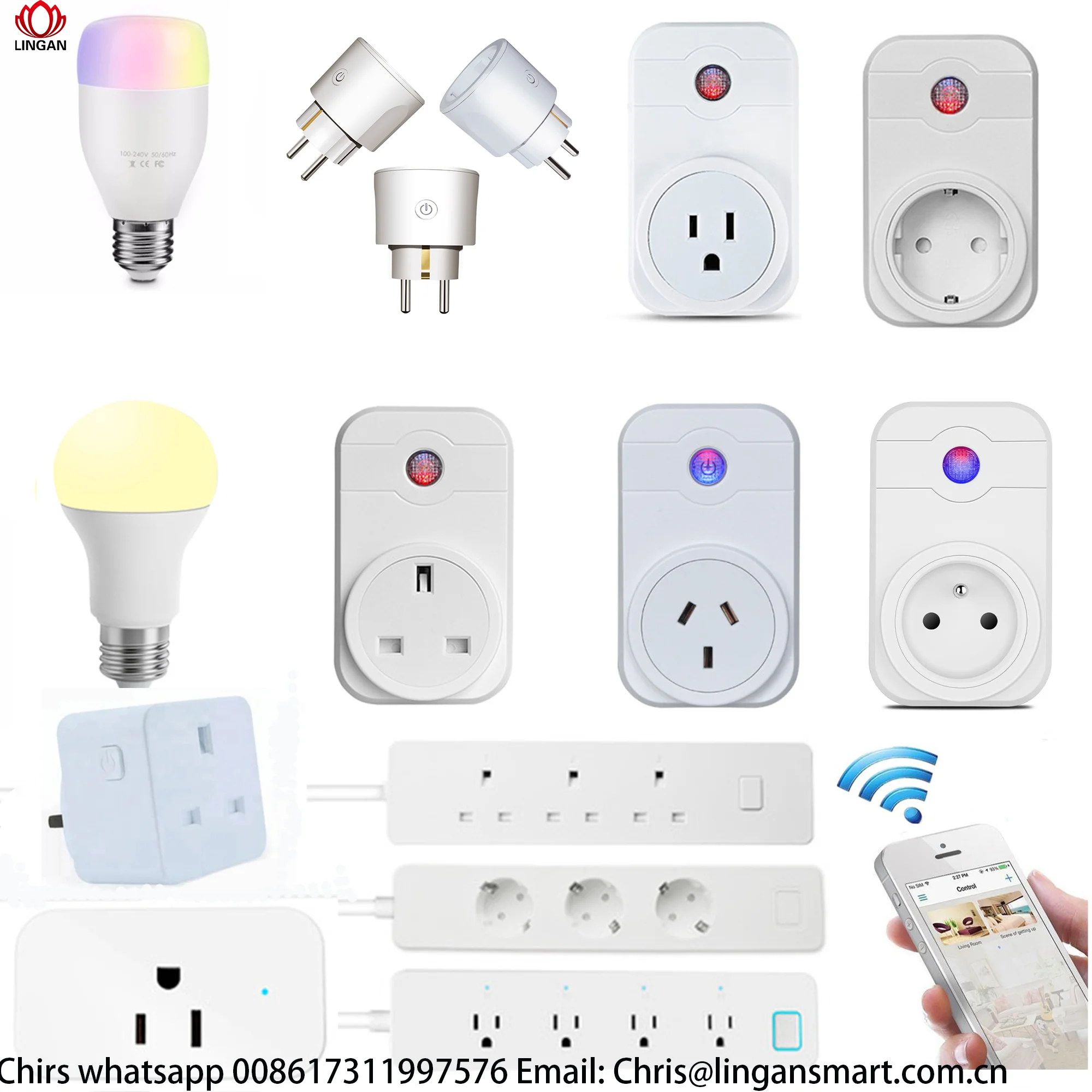 Good quality wifi smart 110v 220V electric mini circuit breaker