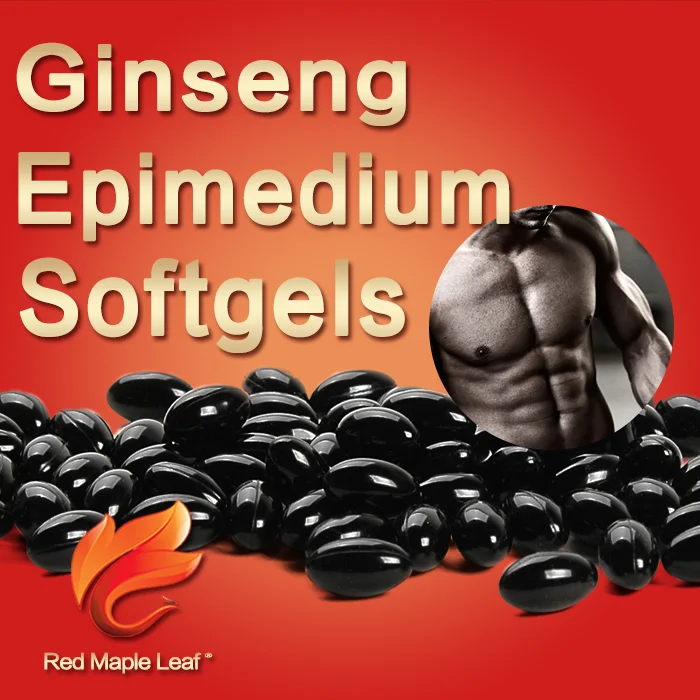 
Ginseng Root Extract Pills Epimedium Seeds Supplement Soft Gels 500mg 