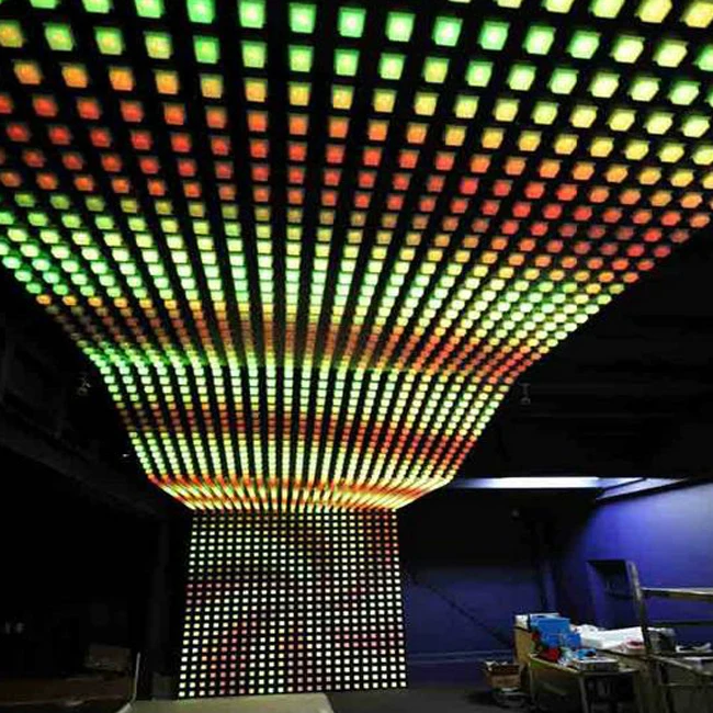 RGB colorful 50mm SMD5050 DMX square Led Pixel Module