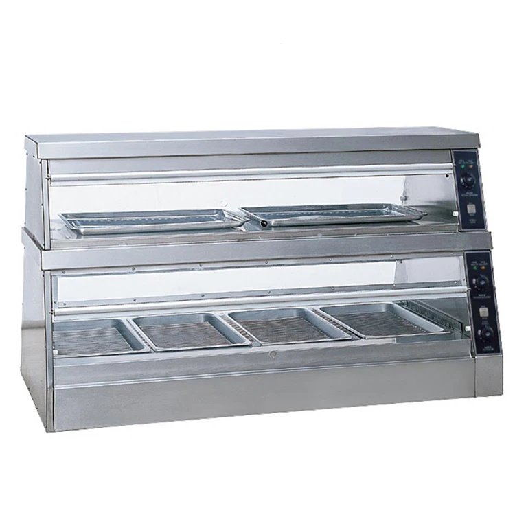 1.08/1.2m Commercial Hot Food Display Cabinet with Steam