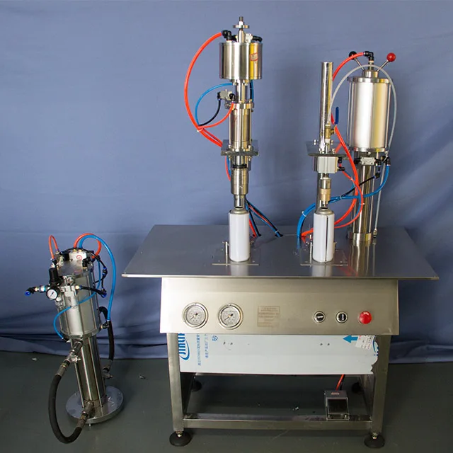 Hot Selling Small Aerosol Deodorant / Gas / Spray Paint Filling Machine