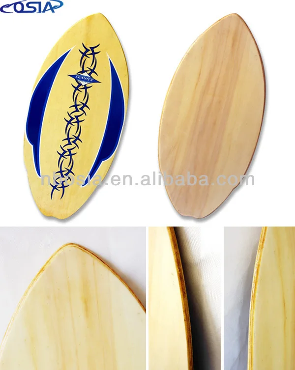 Painted Wooden skimboard epoxy skimboard
