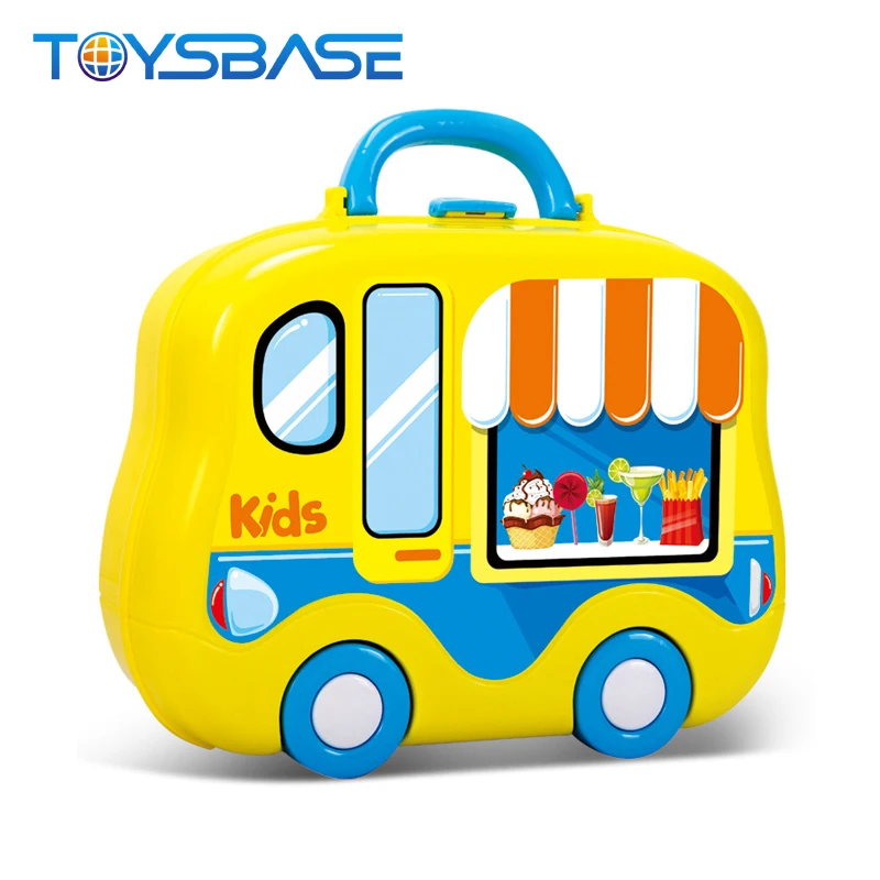 2018 New Fashion Toy Kitchen Set Mini Toy Suitcase For Kids