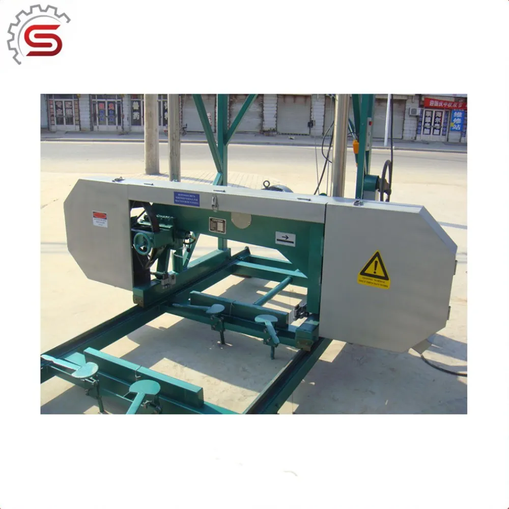 MJ1600 Portable Diesel Wood Cutting Horizontal Bandsaw Machine