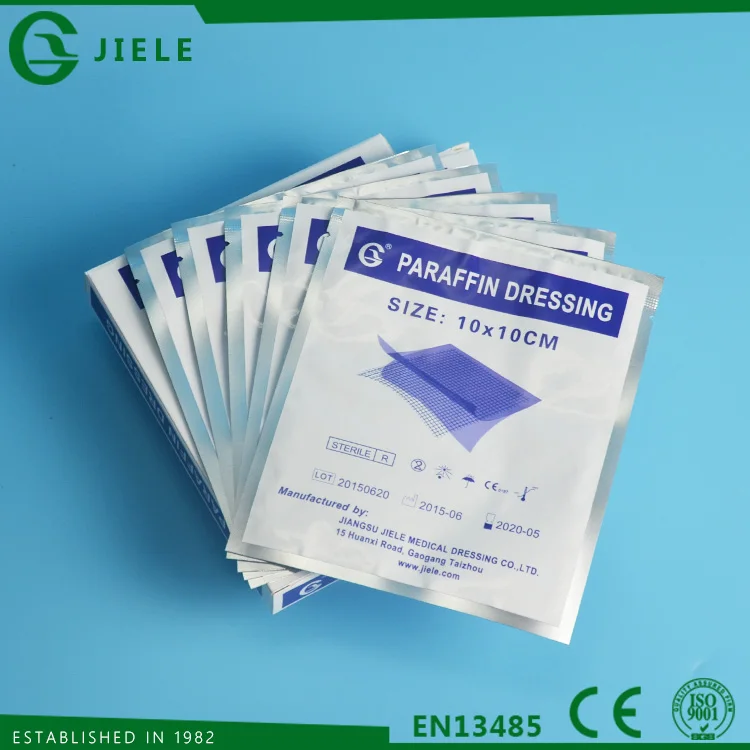 
medical sterile paraffin gauze swab 