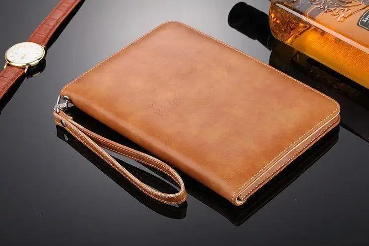New Shockproof protective covers Hand strap card slots holder leather PU tablet cover for ipad mini pro10.5