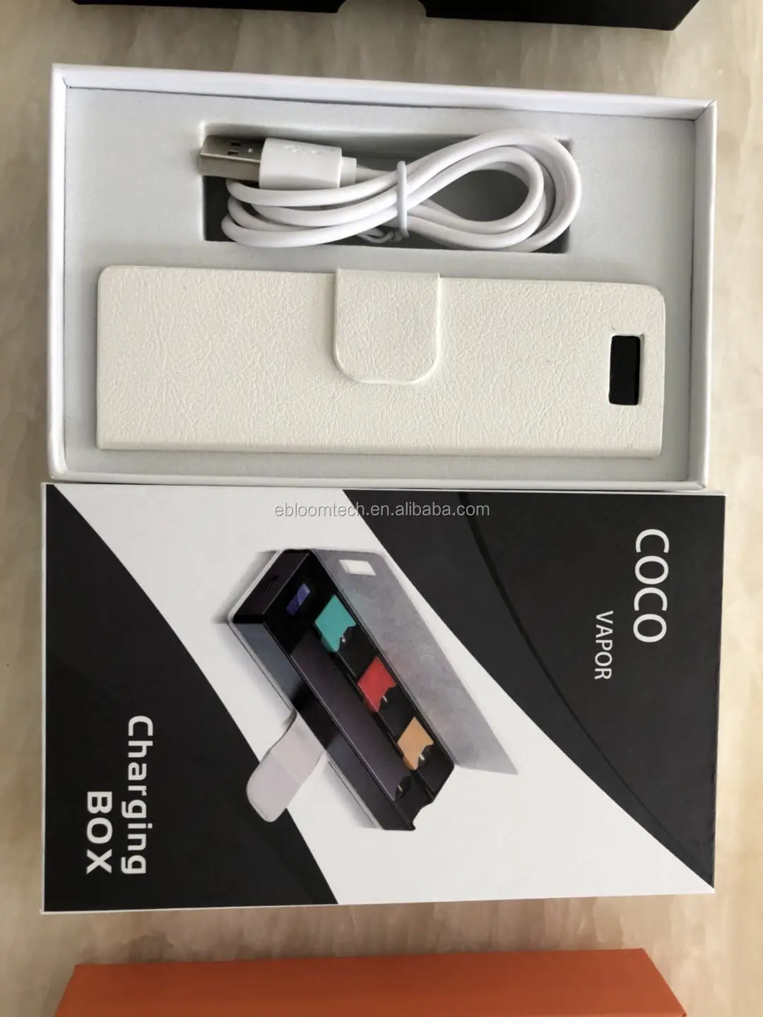 
coco charging case PCC Charging Box power bank case kit For pod system E- cigarette Vape Pen 