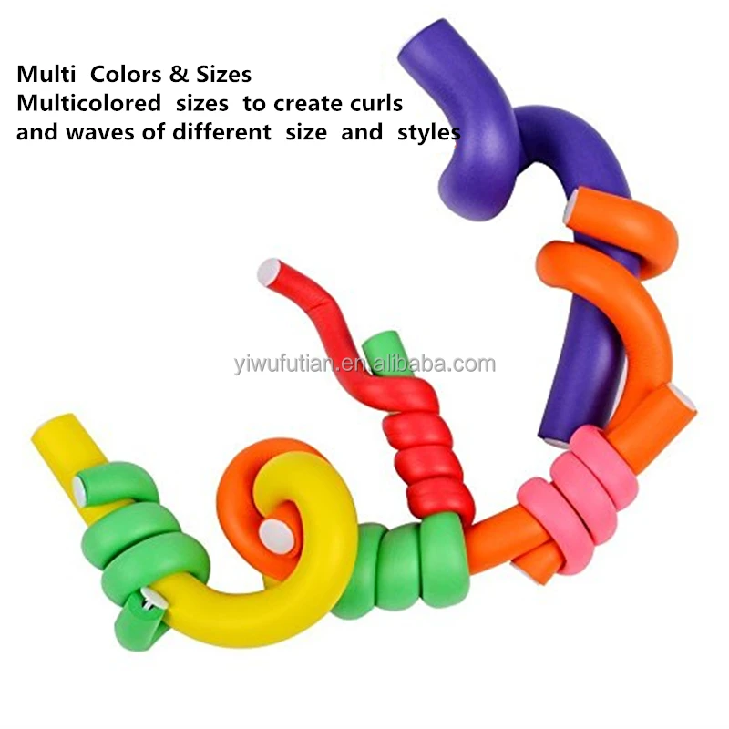 
The MAGIC CURLER Beauty 42 pcs/pack Flexible Curling Rods Multi colors& sizes Hair Curler Roller Set 