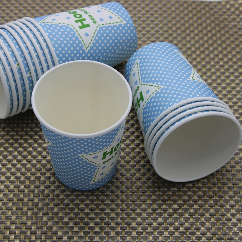 
8oz Logo printed custom paper cup pla deli container 