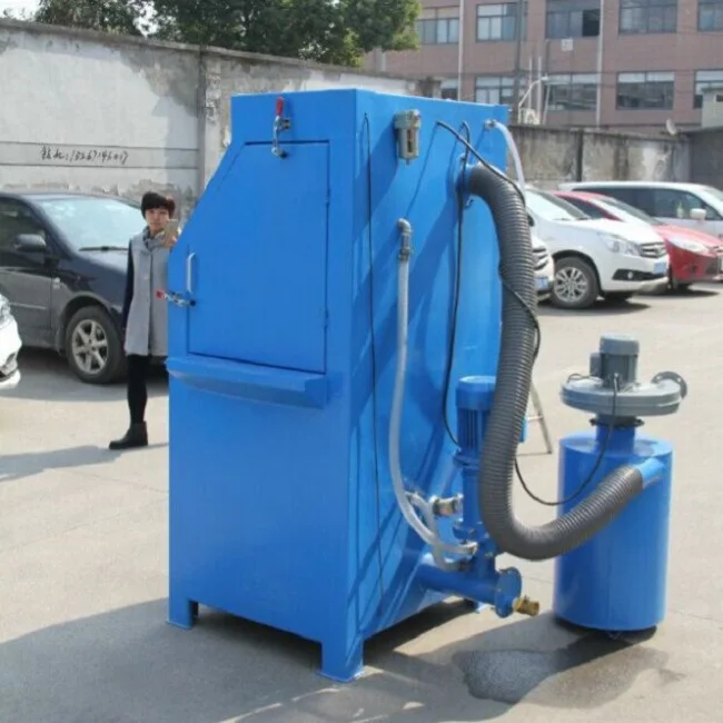 
liquid Sandblasting water wet blasting cabinet 