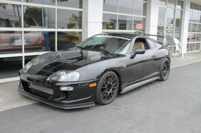 Trade Assurance Fiber Glass FRP Front Bumper Fit For 1993-1998 Supra MK4 MKIV RDX Car Front Bumper