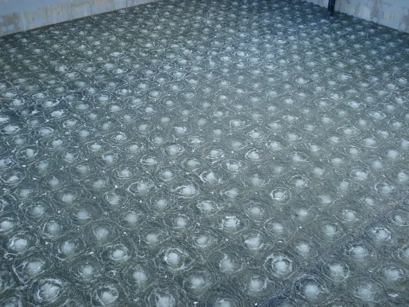 2400Pa - 3000Pa Headloss EPDM Diffused Air Aeration System 2mm Membrane For Pond