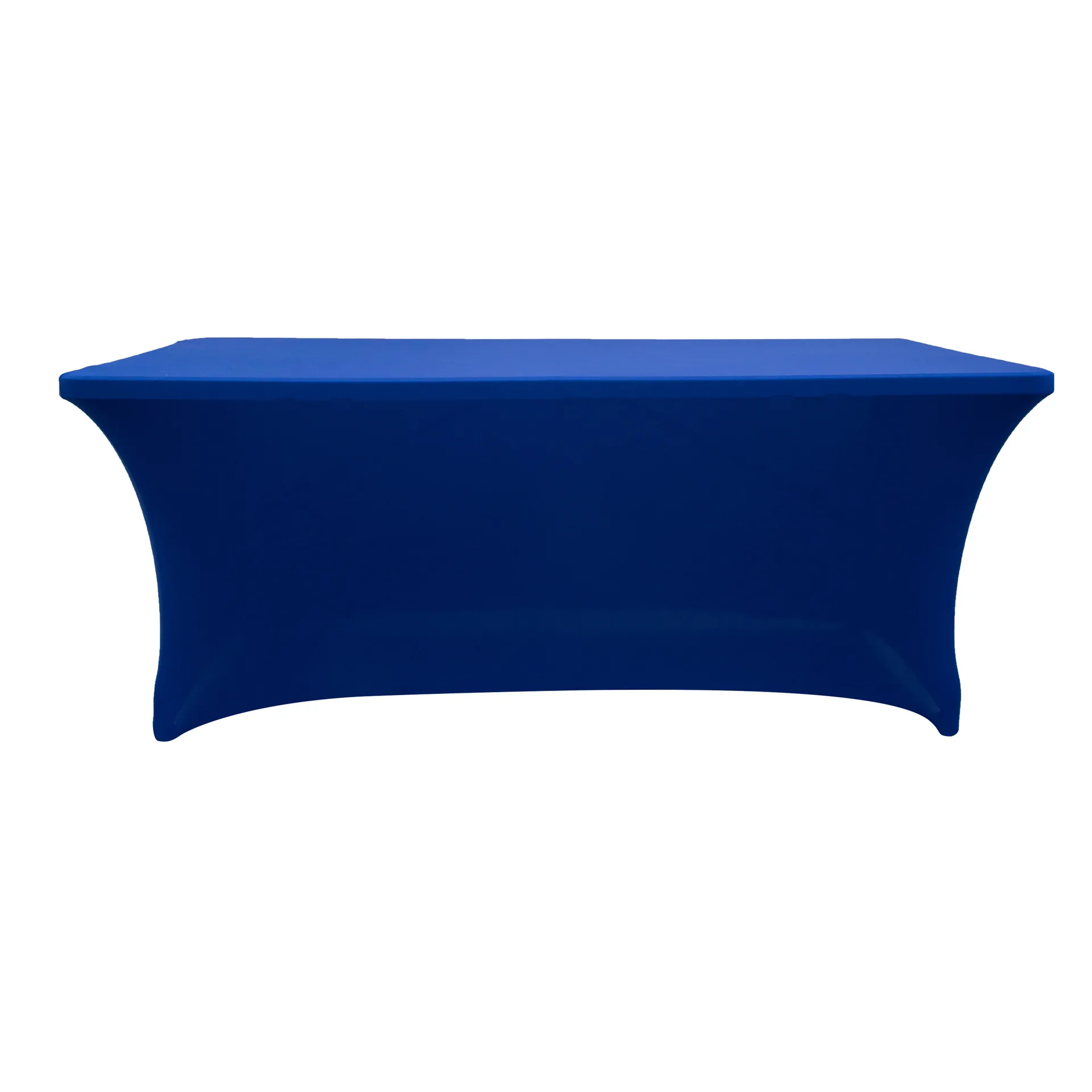 4ft 6ft 8ft Custom Print Fancy Spandex Table Cloth for Trade Show Display with Polyester Fabric