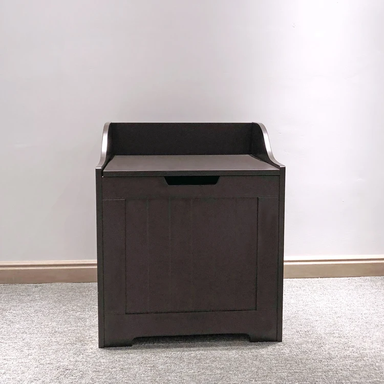 
Bathroom Floor Cabinet, Lift Top Wooden Bathroom Cabinet Space Saver 