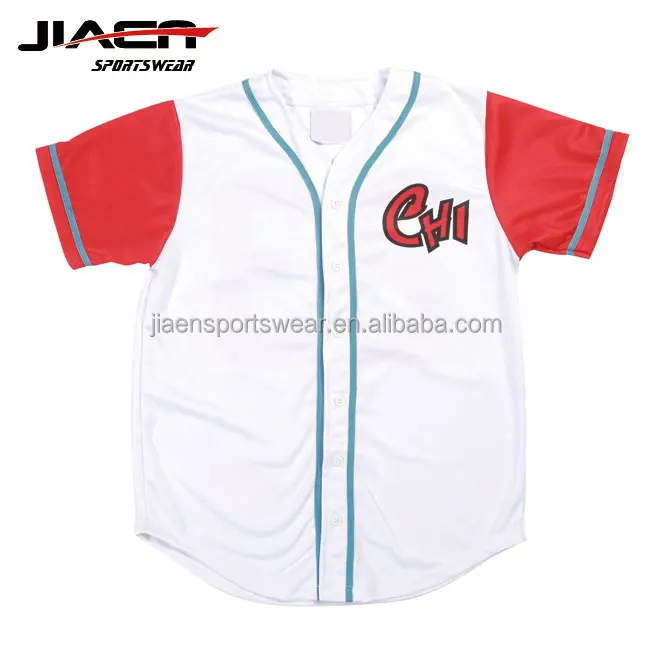 made in china wholesales international baseball jersey 100% polyester custom double mesh baseball jersey
