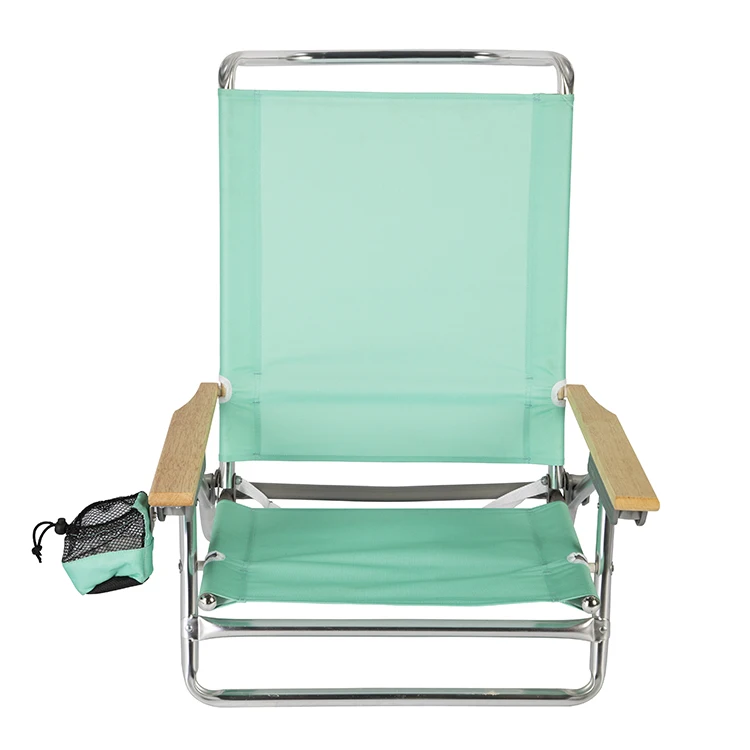 Aluminum Folding Adjutable Beach Portable Wood Camping Chair Backpack Manufactory