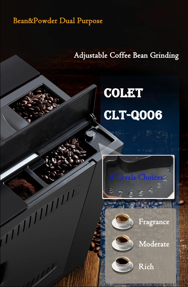 ABS housing multifunctional best seller espresso cappuccino maker barista coffee machine