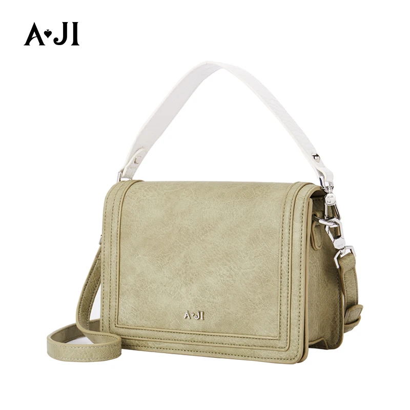 Brown popular jelly bag trendy sling bag crossbody leather handbag women sling bag