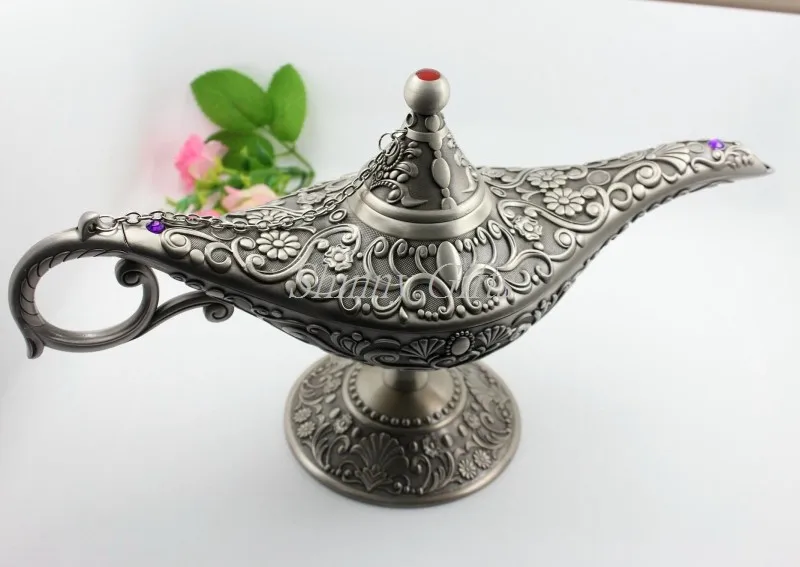 Shinny Gifts Metal Antique Brass Oil Lamp