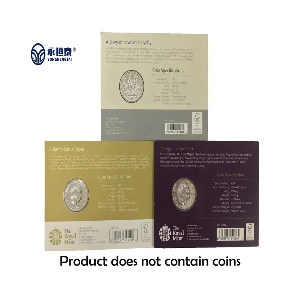 Customized Cardboard  Coin Packing Bag  Of  Factory Wholesale