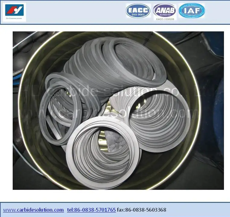 Tungsten Карбид/кремниевые карбидные механические уплотнительные кольца/уплотнительное кольцо