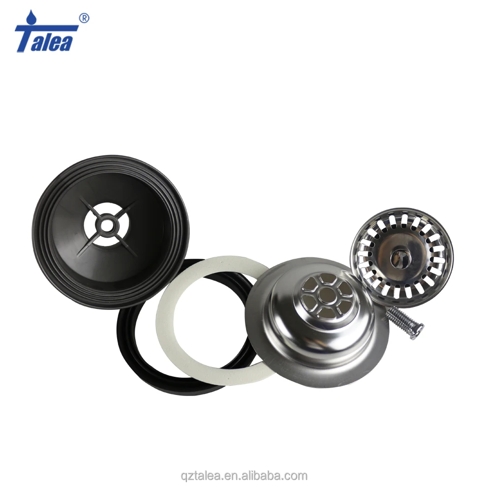 
Durable round shape drain stopper stainless-steel kitchen sink strainer 