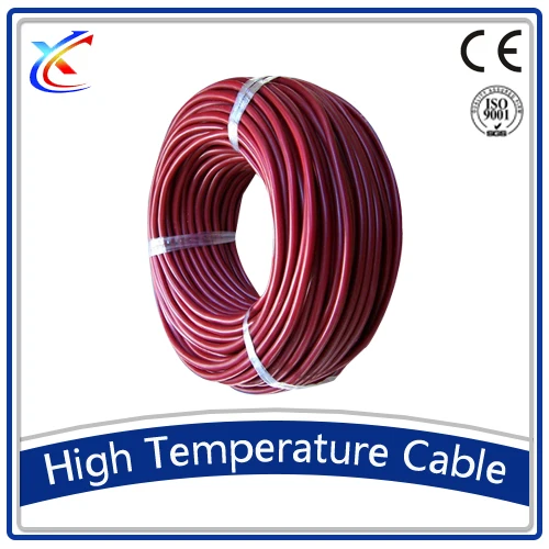 Silicone rubber insulation awg flat cable
