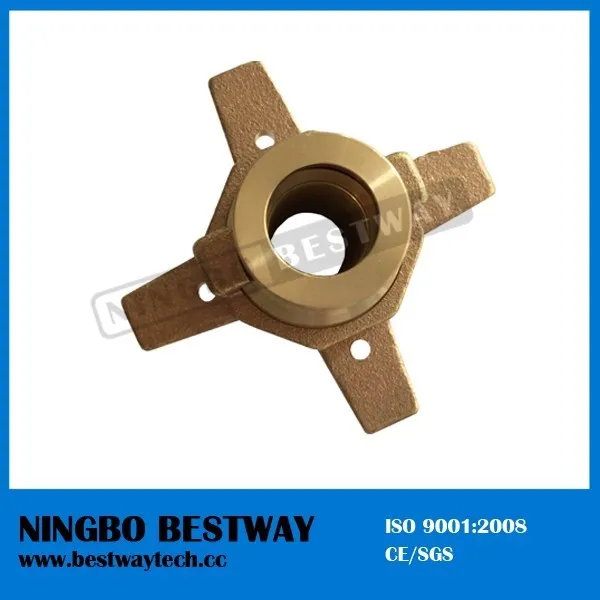 BWVA Bronze or Brass Star Expansion Joint with Nipple for Water Meter