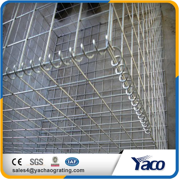 Сад красивый декор Квадратное отверстие сварных gabion клетке