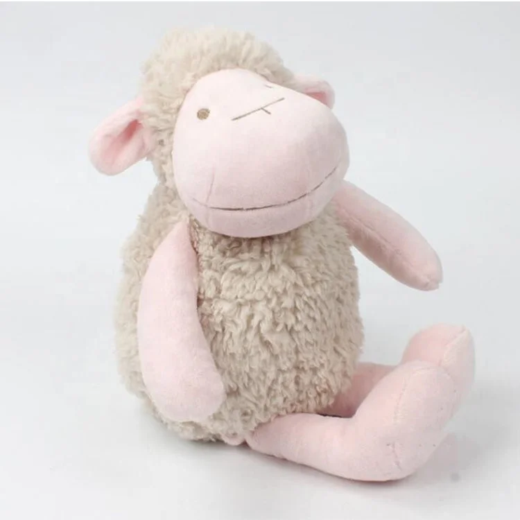 Customized new cute baby animal soft plush sheep toy