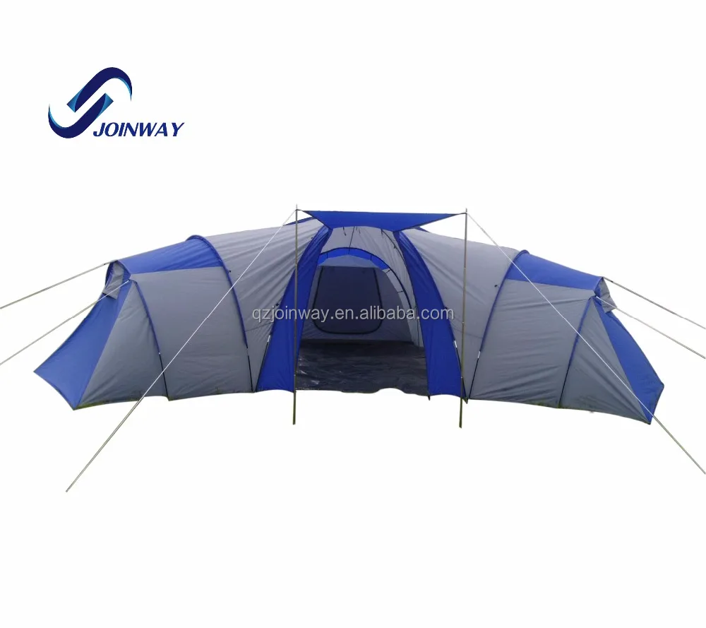 JWF-019 New design outdoor luxury tunnel camping tent best waterproof family tents
