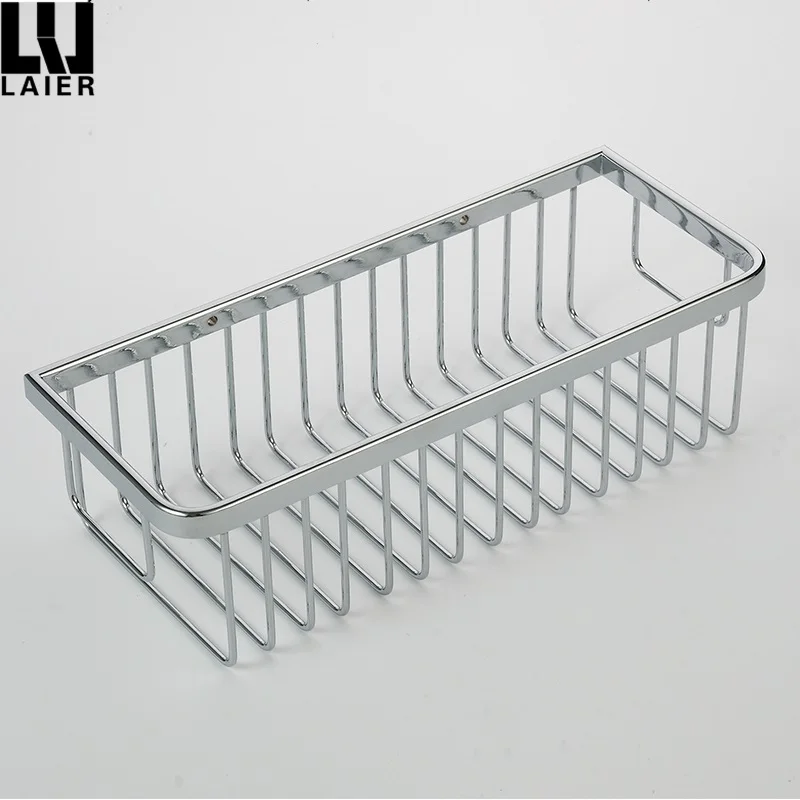 Chrome Corner Bath Storage Brass bathroom Shower Corner shelf