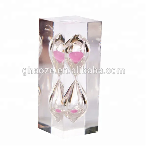 Promotion Gift Acrylic Hourglass 2 Minute Acrylic Sand Timer