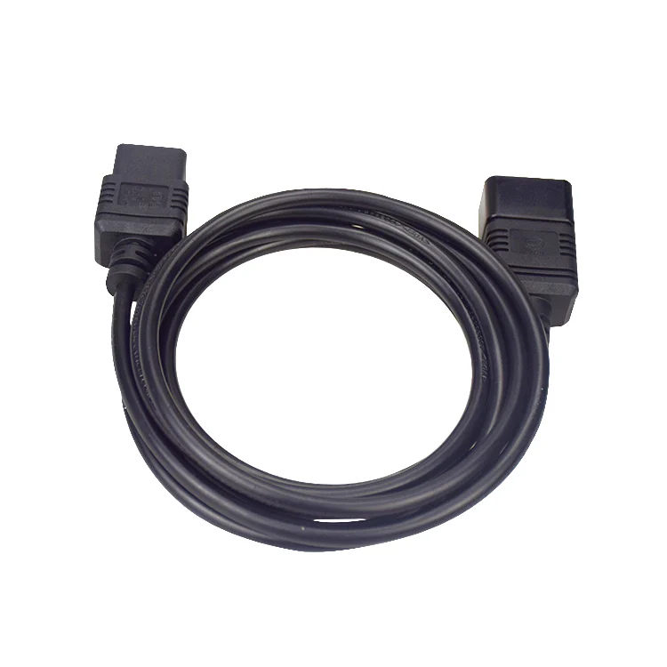 YDS высококачественный 250V 15A 14AWG удлинитель сетевого шнура переменного тока IEC320 C19 до