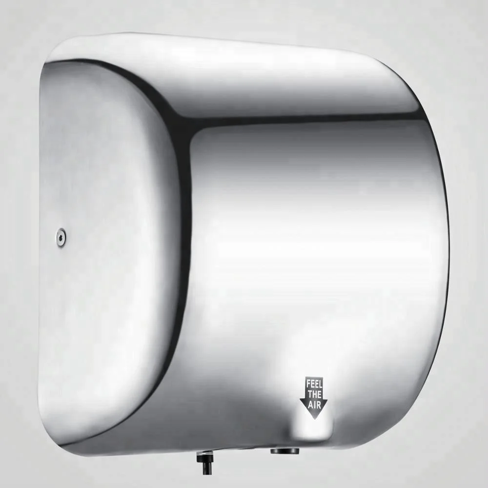  Высокоскоростная электрическая сушилка для рук из нержавеющей стали с автоматическим датчиком мощностью 1800 Вт