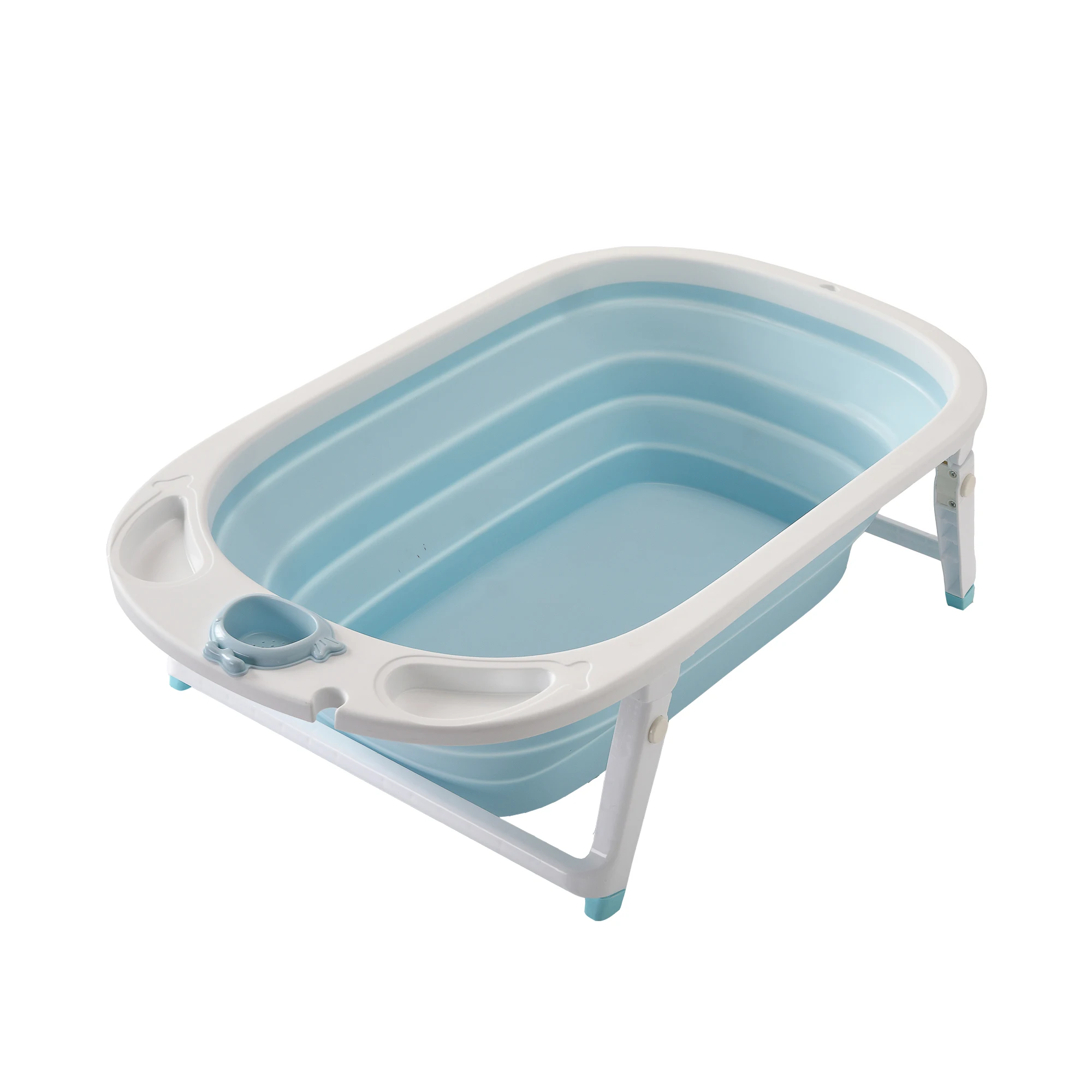 
New products plastic New style foldable baby bathtub/good folding baby bath tub with portable fold bathtub 