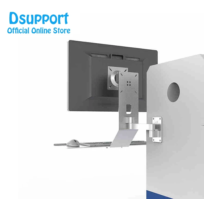 Новая настенная подставка для монитора с полной свободой движений, держатель для клавиатуры, рабочая станция