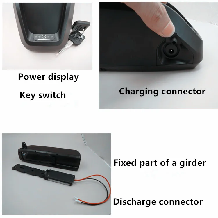  Yabopower пользовательские Hl 48v 10ah 8ah аккумуляторный отсек для электрического велосипеда Байк способный преодолевать Броды литий-ионные