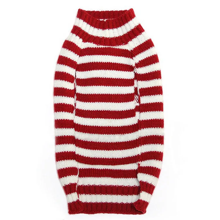 
Factory OEM Hot acrylic material machine knit dog sweater for christmas 