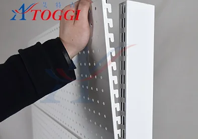 Односторонняя металлическая полка супермаркета настенная полка-стеллаж